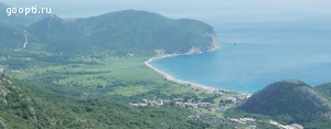 Черногория. Участок на первой линии моря для инвесторов