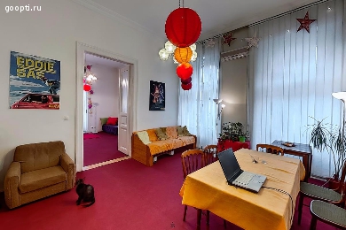 Трёхкомнатная квартира в VII районе г. Будапешта, Венгрия